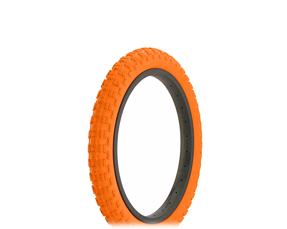 Bike Tire 16 x 2.125 Orange/Orange Side Wall HF-143G.