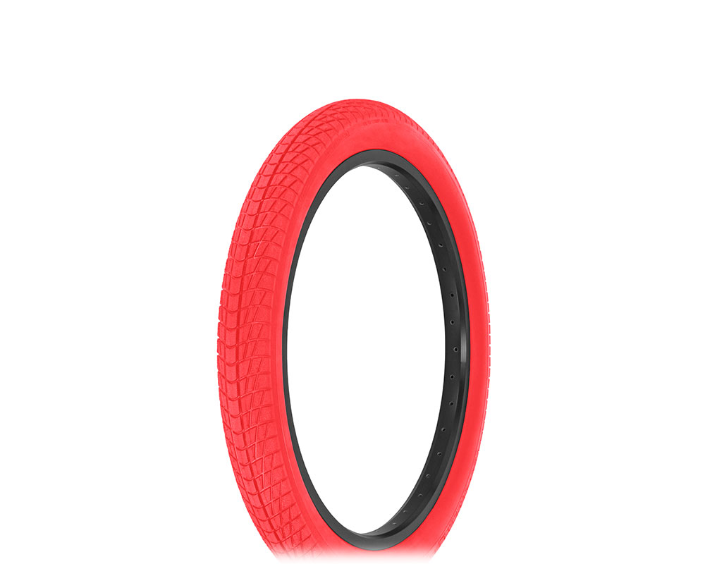Bike Tire 20 x 2.40 Red/Red Side Wall R-4602