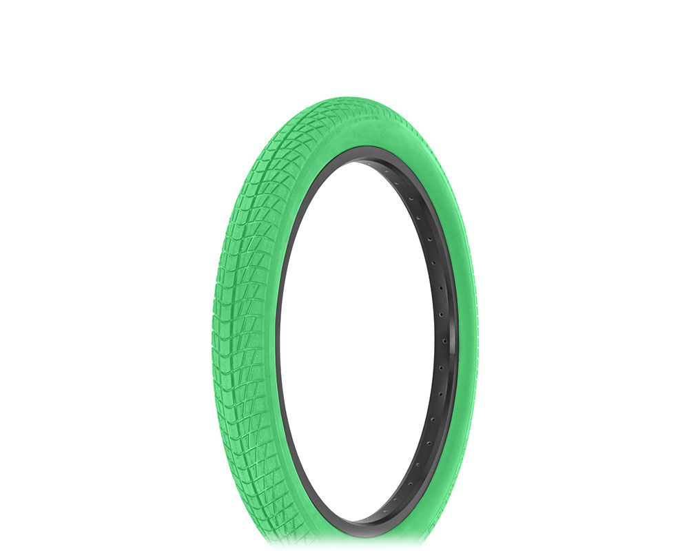 Bike Tire 20 x 2.40 Green/Green Side Wall R-4602